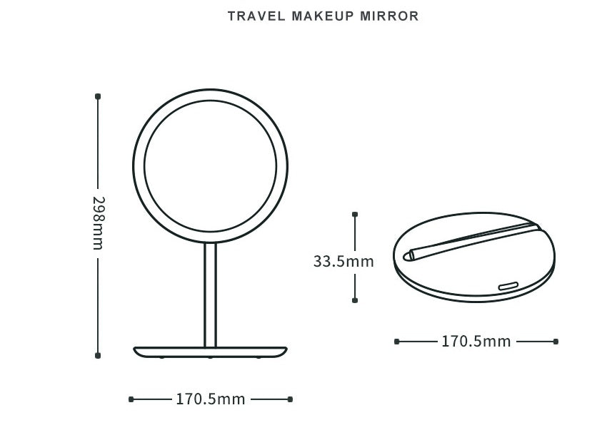 GlowFold Mirror